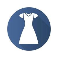 icône de glyphe de grandissime design plat de robe de soleil. sarafan. illustration vectorielle vecteur