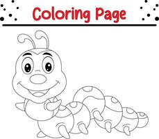 mignonne animal coloration page pour les enfants. content animal coloration livre vecteur