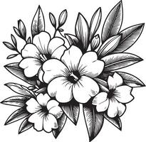 allamanda cathartique botanique illustration, allamanda cathartique vecteur art, allamanda cathartique ligne dessins, allamanda cathartique mur décor, allamanda cathartique isolé sur blanc Contexte