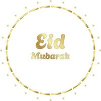 eid mubarak Festival carte vecteur