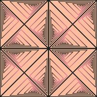 sans couture graphique vecteur modèle qui consiste de rose et noir Triangles avec pente