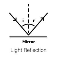 branché lumière réflexion vecteur