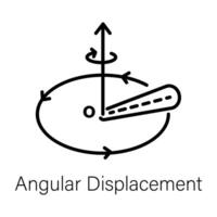 branché angulaire déplacement vecteur