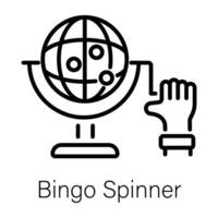 branché bingo fileur vecteur