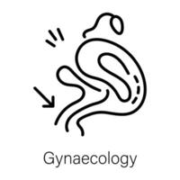 branché gynécologie concepts vecteur