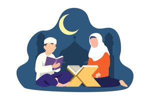 Ramadan kareem plat conception illustration vecteur