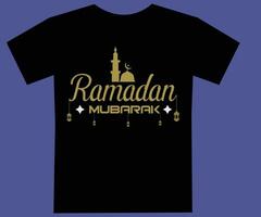 béni Ramadan unité t chemise conception vecteur