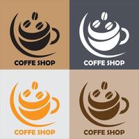 café logo , café magasin logo vecteur