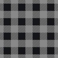 gris bûcheron plaid sans couture modèle vecteur illustration