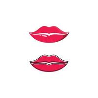 lèvres logo beauté, lèvres sexy vector illustration