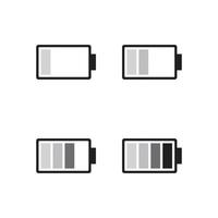 modèle d'illustration de conception d'icône de vecteur de batterie