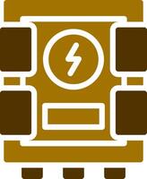 conception d'icône créative de panneau électrique vecteur