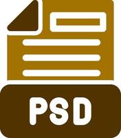 conception d'icône créative de fichier psd vecteur