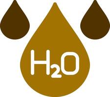H2O Créatif icône conception vecteur