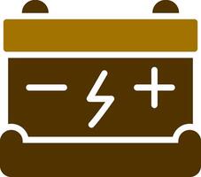 conception d'icône créative de batterie vecteur