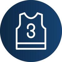 basketball Jersey Créatif icône conception vecteur
