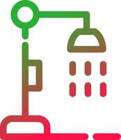 conception d'icône créative de douche vecteur