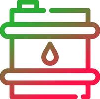 conception d'icône créative de baril de pétrole vecteur