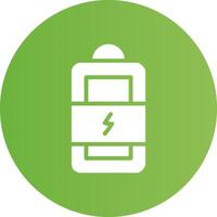 conception d'icône créative de batterie de charge vecteur