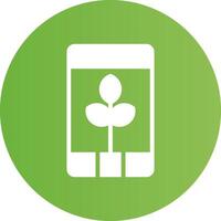 agriculture app Créatif icône conception vecteur