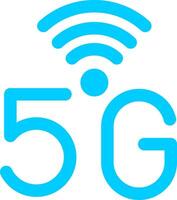 conception d'icônes créatives 5g vecteur