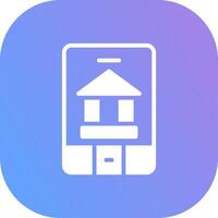 bancaire app Créatif icône conception vecteur