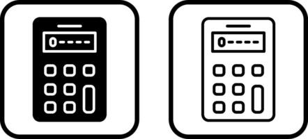 icône de vecteur de calculatrice