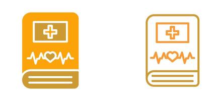 icône de vecteur de livre médical
