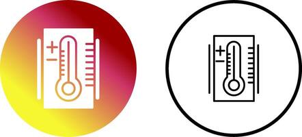 icône de vecteur de thermomètre