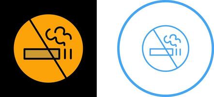 icône de vecteur de signe non fumeur