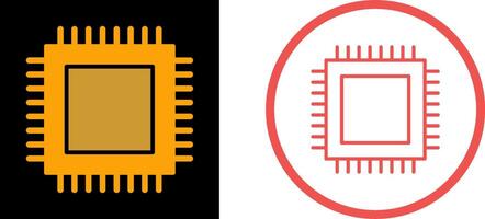 icône de vecteur de processeur
