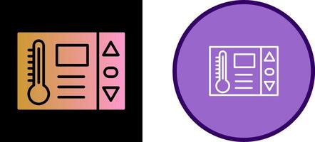 icône de vecteur de thermostat