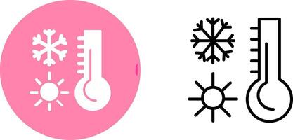 icône de vecteur de thermomètre