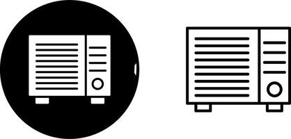 icône de vecteur d'unité de fenêtre ac