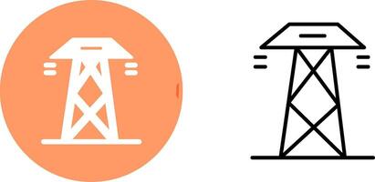 icône de vecteur de ligne électrique