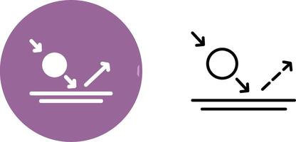 icône de vecteur de rebond