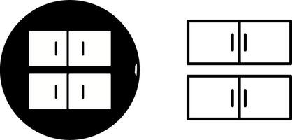 icône de vecteur d'armoire