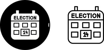 icône de vecteur de jour d'élection