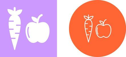 icône de vecteur de fruits et légumes