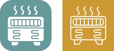icône de vecteur de chauffage par convection