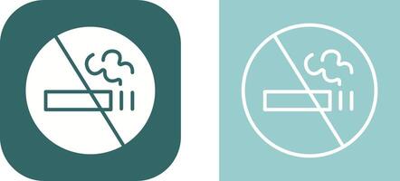 icône de vecteur de signe non fumeur