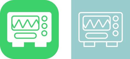 icône de vecteur d'oscilloscope