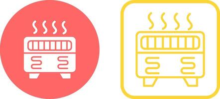 icône de vecteur de chauffage par convection
