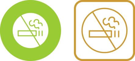 icône de vecteur de signe non fumeur