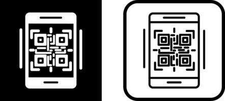 icône de vecteur de code qr