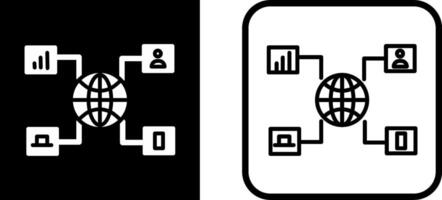 icône de vecteur de marketing en ligne