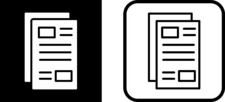 icône de vecteur de journal