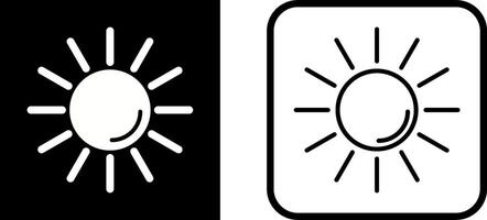 icône de vecteur de rayonnement uv