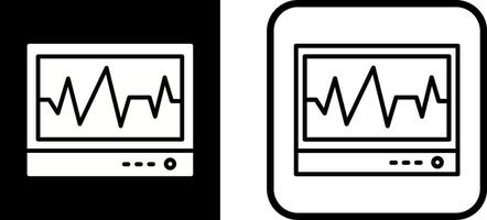 icône de vecteur d'électrocardiogramme