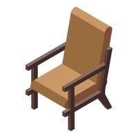 vieux classique fauteuil icône isométrique vecteur. vente moderne conception vecteur
